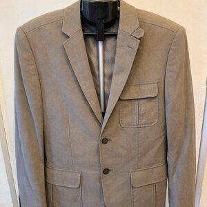Alfani Sport Coat Mens 38R Brown Lightweight Jacket Casual Blazer Macy’s